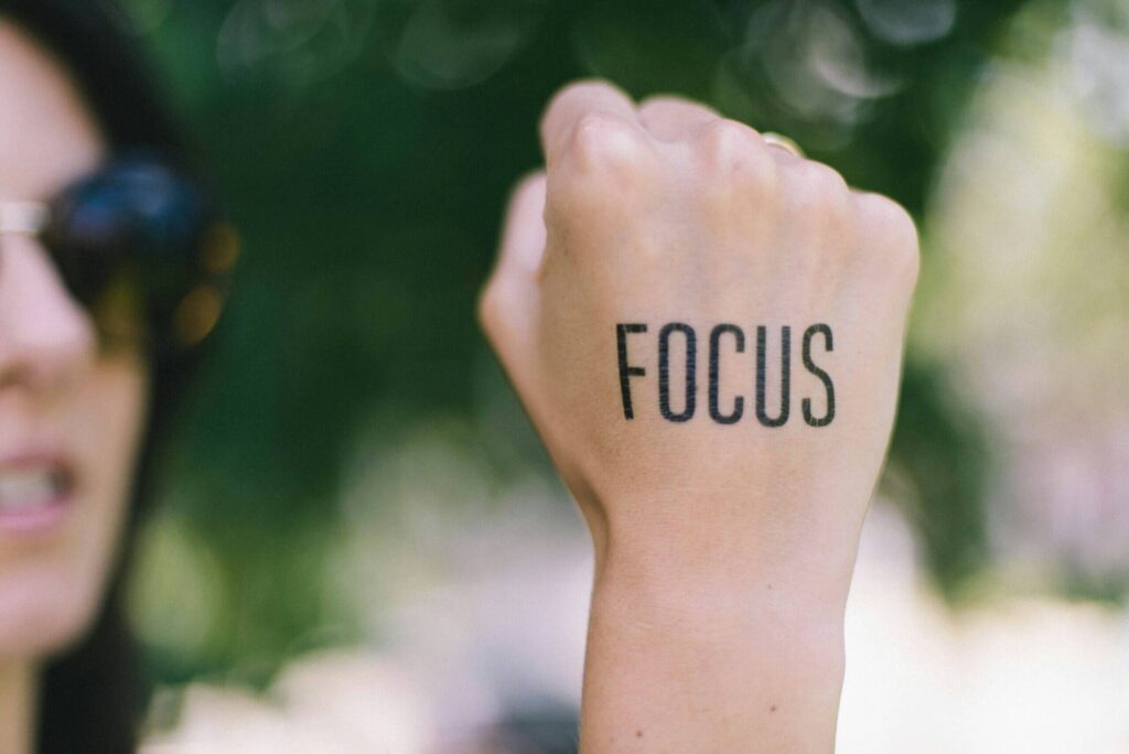 Focused work during Business Coaching in Vienna
